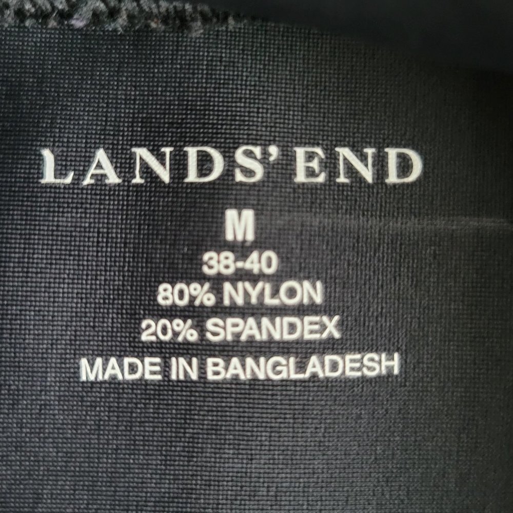 Lands End Sun Protection Shirt Size —Black - Picture 6 of 6